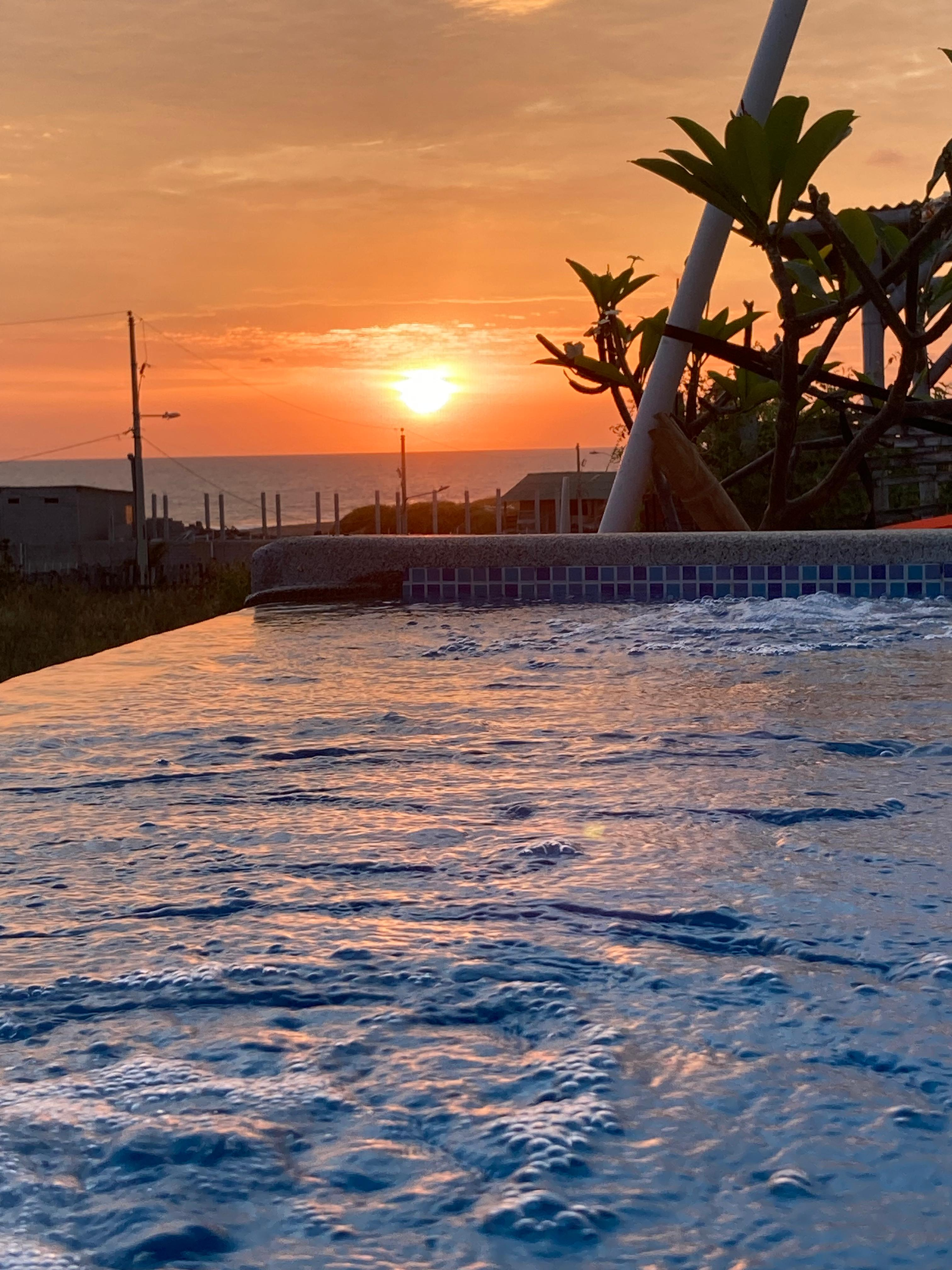 Yaruba Surf Lodge beachfront view